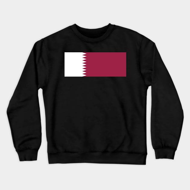 Qatar Crewneck Sweatshirt by Wickedcartoons